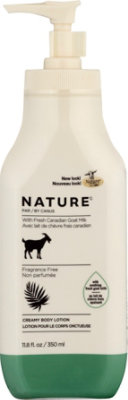 Nature Lotion Moisturizing With Fresh Goats Milk Fragrance Free - 11.8 Oz - Image 2