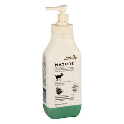 Nature Lotion Moisturizing With Fresh Goats Milk Fragrance Free - 11.8 Oz - Image 1