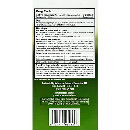 Naturade Expec Expectorant with Soothing Herbs Natural Cherry Flavor - 8.8 Oz - Image 3