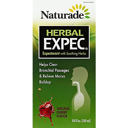 Naturade Expec Expectorant with Soothing Herbs Natural Cherry Flavor - 8.8 Oz - Image 2