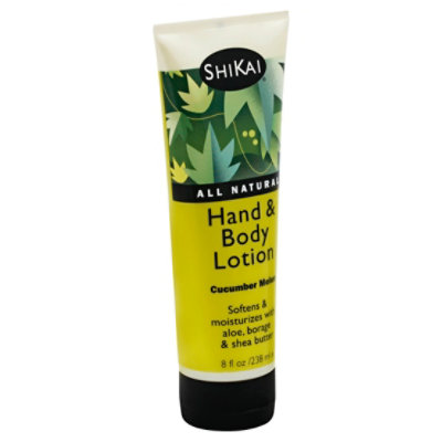 ShiKai Lotion Hand & Body Cucumber Melon - 8 Oz - Image 1