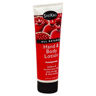 ShiKai Lotion Hand & Body Pomegranate - 8 Oz