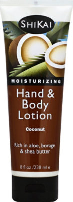 ShiKai Lotion Hand & Body Coconut - 8.0 Oz - Image 2