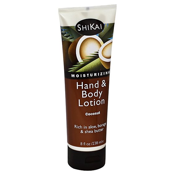 ShiKai Lotion Hand & Body Coconut - 8.0 Oz