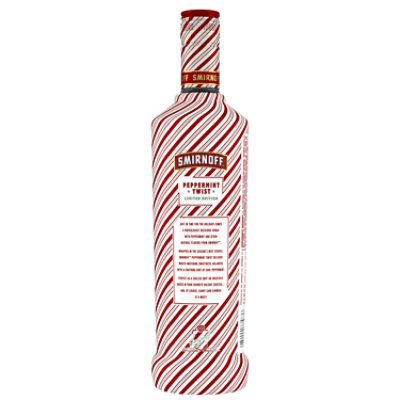 Smirnoff Vodka Infused With Natural Flavors Peppermint Twist Bottle - 750 Ml - Image 2