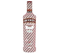 Smirnoff Vodka Infused With Natural Flavors Peppermint Twist Bottle - 750 Ml