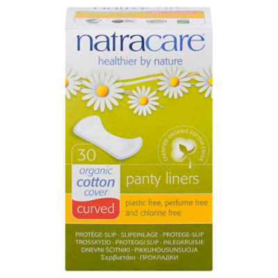 Natracare Natural Panty Liners Curved - 30 Count - Image 3