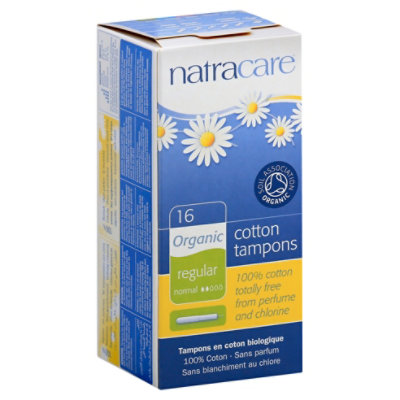 Natracare Tampons With Applicator - 16 Count - Randalls