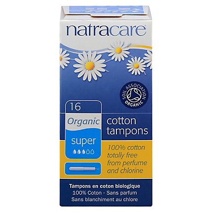 Natracare Tampons With Applicator Super - 16 Count - Image 3