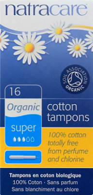 Natracare Tampons With Applicator Super - 16 Count - Image 2