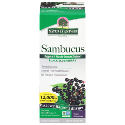 Natures Answer Sambucus Super Concentrated 5000 mg Liquid - 8 Oz - Image 2