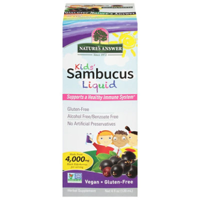 Natures Answer Sambucus Kids Formula - 4 Oz - Image 2