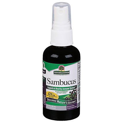Natures Answer Sambucus (Nigra) Extract Spray - 2 Oz - Image 3