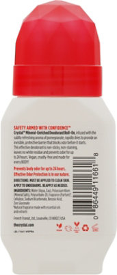 Crystal Body Deodorant Roll-On Pmgrnte - 2.25 Oz - Image 5