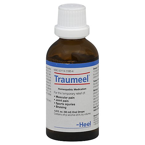 Traumeel Homeopathic Medication Oral Drops - 1.6 Oz
