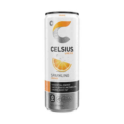 Celsius Calorie Reducing Drink Orange - 12 Oz - Image 5