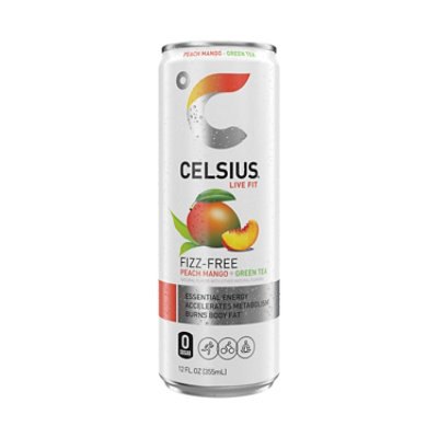 Celsius Calorie Reducing Drink Green Tea Peach Mango - 12 Oz - Image 5