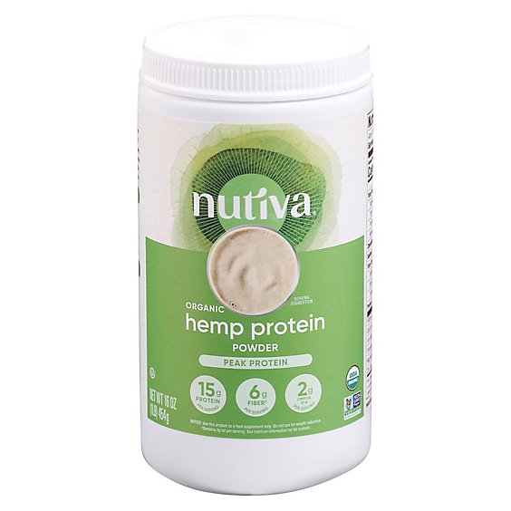Nutiva Hemp Protein Organic - 16 Oz