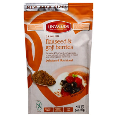 Linwoods Flaxseed & Goji Berries Ground 8 Oz Vons
