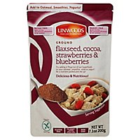 Linwoods Flaxseed Cocoa Strawberries & Blueberries Ground - 7.1 Oz - Image 1