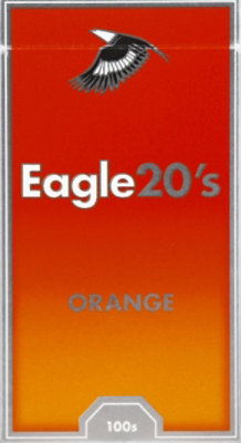 Eagle Cigarettes 20s Orange Box 100s - Pack - Image 2