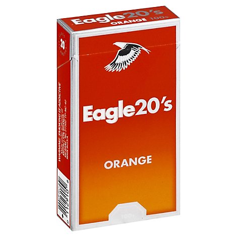 Eagle Cigarettes 20s Orange Box 100s - Pack
