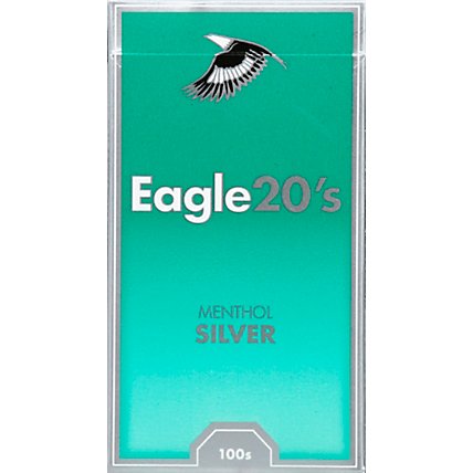 Eagle Cigarettes 20s Menthol Silver Box 100s - Pack - Image 2