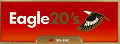 Eagle 20s Cigarette Red 100s Box - 20 Count - Image 2