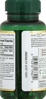 Natures Bounty Vitamin D3- 2000 Iu Caplets - 100 Count - Image 3