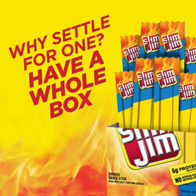 Slim Jim Gable Top Mild Smoked Meat Sticks - 3.92 Oz - Image 3