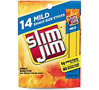 Slim Jim Smoked Snack Sticks Mild - 14-0.28 Oz