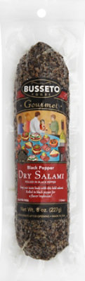 Busseto Gourmet Salami Dry Black Pepper - 8 Oz - Image 2