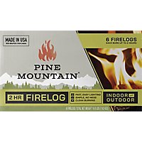 Pine Mountain Firelogs 2-Hour Fire - 6 Count - Image 4