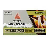 Pine Mountain Firelogs 2-Hour Fire - 6 Count