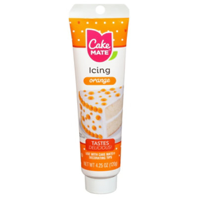 Cake Mate Decorating Icing Orange - 4.25 Oz