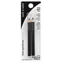 Wet N Wild Eyebrow Pencils Twin Black C705 - 2 ea - Image 1