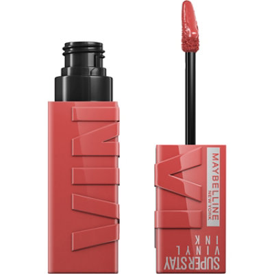 Maybelline Super Stay Vinyl Ink No-Budge Longwear Liquid Lipcolor PEACHY - 0.14 Fl. Oz. - Image 3