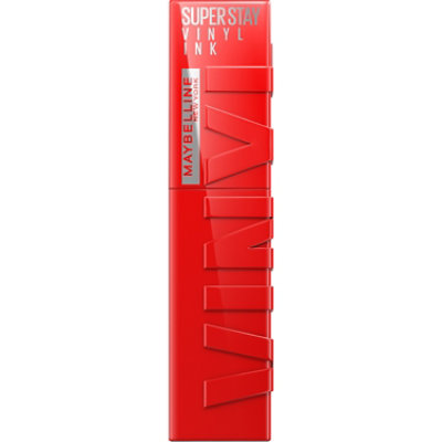 Maybelline Super Stay Vinyl Ink No-Budge Longwear Liquid Lipcolor RED-HOT - 0.14 Fl. Oz. - Image 3