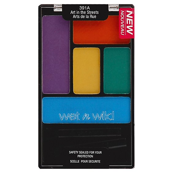 Wet N Wild Color Icon Eyeshadow Palette Art in the Streets 391A .21 Oz