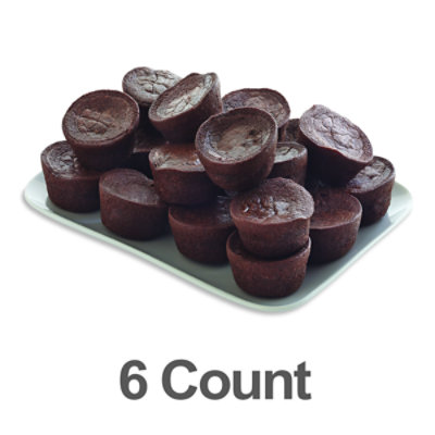 Bakery Brownies Petit Fours 6 Count - Each