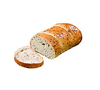 Bakery Bread Rye Seeded Half