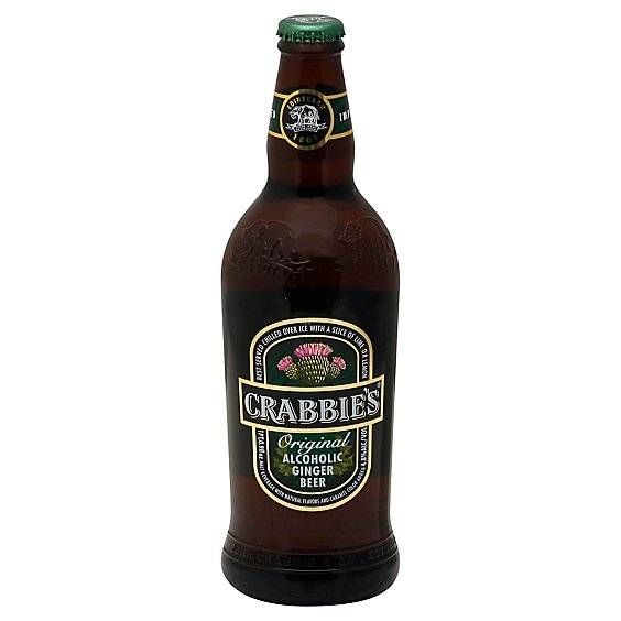 Crabbies Ginger Beer Alcoholic Original In Cans - 16.9 Oz