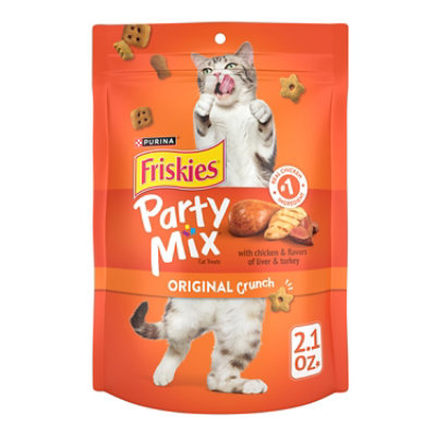 Purina Friskies Party Mix Chicken Cat Treats - 2.1 Oz - Image 1