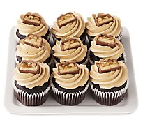 Bakery Cupcake Snickers 9 Count - Each
