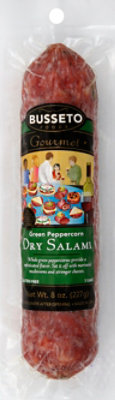 Busseto Salami Dry Green Peppercorn - 8 Oz - Image 2