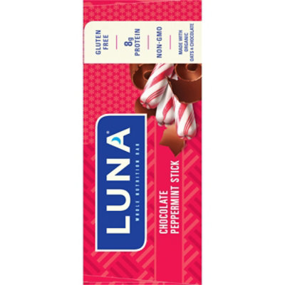LUNA Chocolate Peppermint Stick Whole Nutrition Bars - 6-1.69 Oz - Image 2
