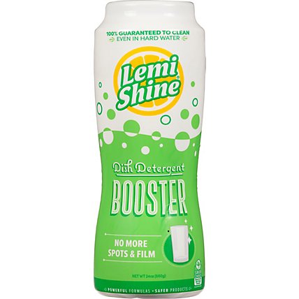 Lemi Shine Dish Detergent Booster Fresh Lemon Scent - 24 Oz - Image 2