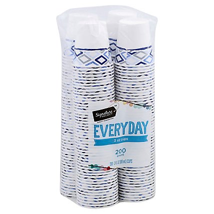 Signature SELECT Cups Everyday Bathroom 3 Ounces Bag - 200 Count - Image 1