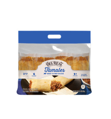 Del Real Beef Tamale - 24 Oz - Image 1