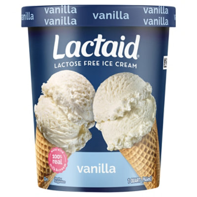 Lactaid Vanilla Ice Cream - 1 Quart - Image 3